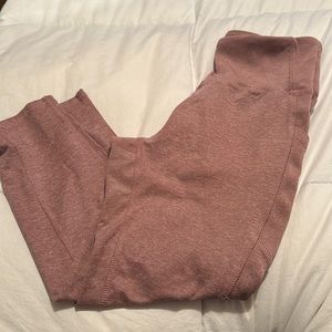 Pink ankle length leggings